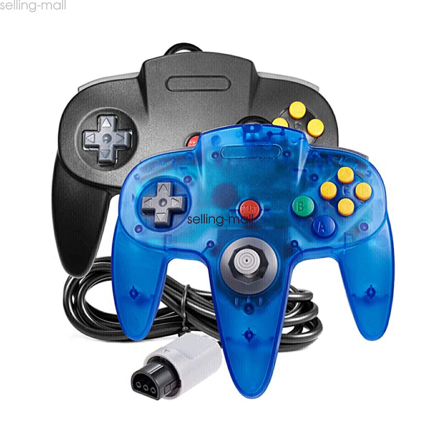 Clear Blue +Black