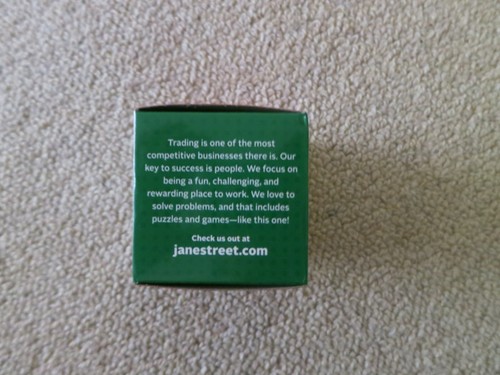 NEW Rubiks Speed Cube Jane Street Trading Spin Master Limited Edition - Picture 5 of 13