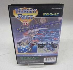 THUNDER FORCE 4 Sega Mega Drive Megadrive MD Genesis Namco w/Manual Case Used JP