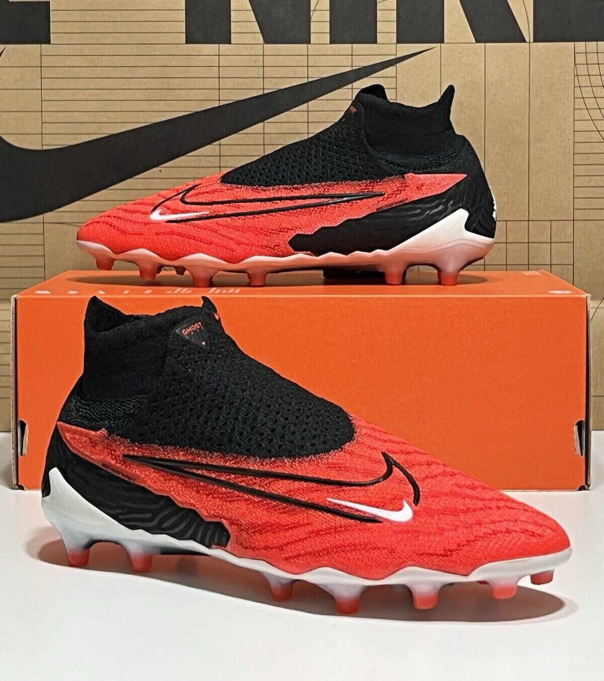 Nike Phantom GX Elite DF AG-Pro P Bright Crimson Red Black FD0257-600 sz 7 Mens