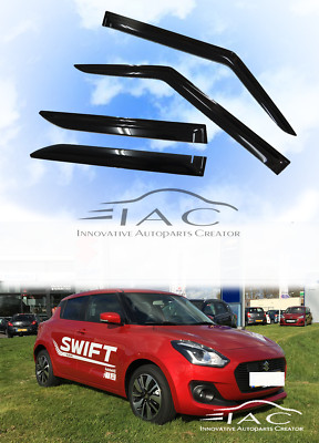 For Suzuki Swift 2017-2023 Window Visor Weather Shield Sun Shade Vent Rain Guard