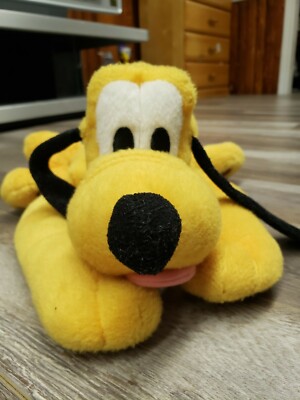 Disney Store Pluto Plush Stuffed Animal 16'' Authentic
