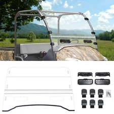 Front Vented Windshield For Kubota RTV 400 500 520 Scratch Resistant Full Window