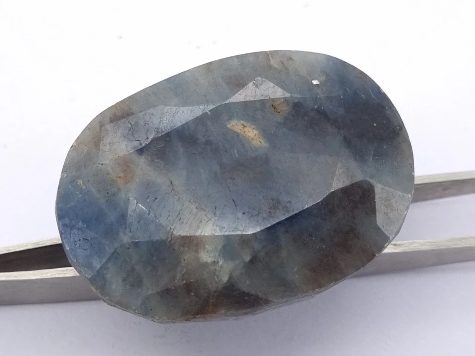 247.85 Ct Natural Untreated EGL Certified Oval Cut Bi-Color Huge Sapphire - Image 3 of 4