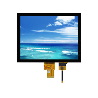 For 8 inch 1024x768 HD 600CD/M^2 LVDS I2C interface capacitive touch IPS display