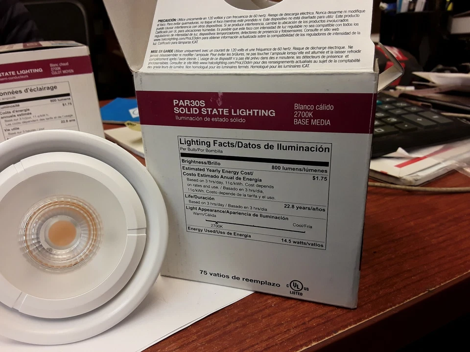 Halco ProLed 75W Par30S 800 Brightness - Image 2 of 4