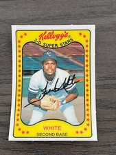 1981 Kellogg's 3-D Super Stars Frank White #34 Kansas City Royals (B)