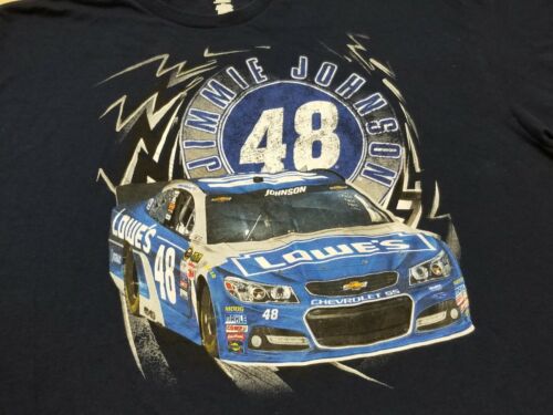 Jimmie Johnson #48 Lowe's NASCAR Racing 2XL t shirt - Picture 2 of 7