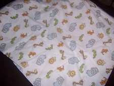 Babies R Us Percale Cotton Jungle Animal Crib Sheet