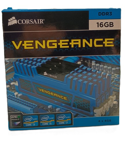 CORSAIR VENGEANCE DDR3 16GB RAM. Blue