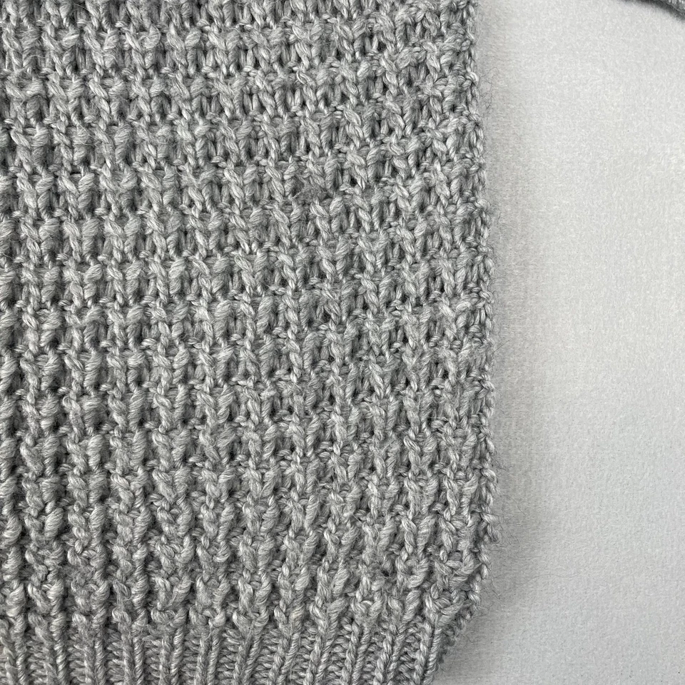 Женский свитер Tracy Reese XS серый рукав 1/2 вязаная водолазка альпака шерстяная смесь - Изображение 3 из 4