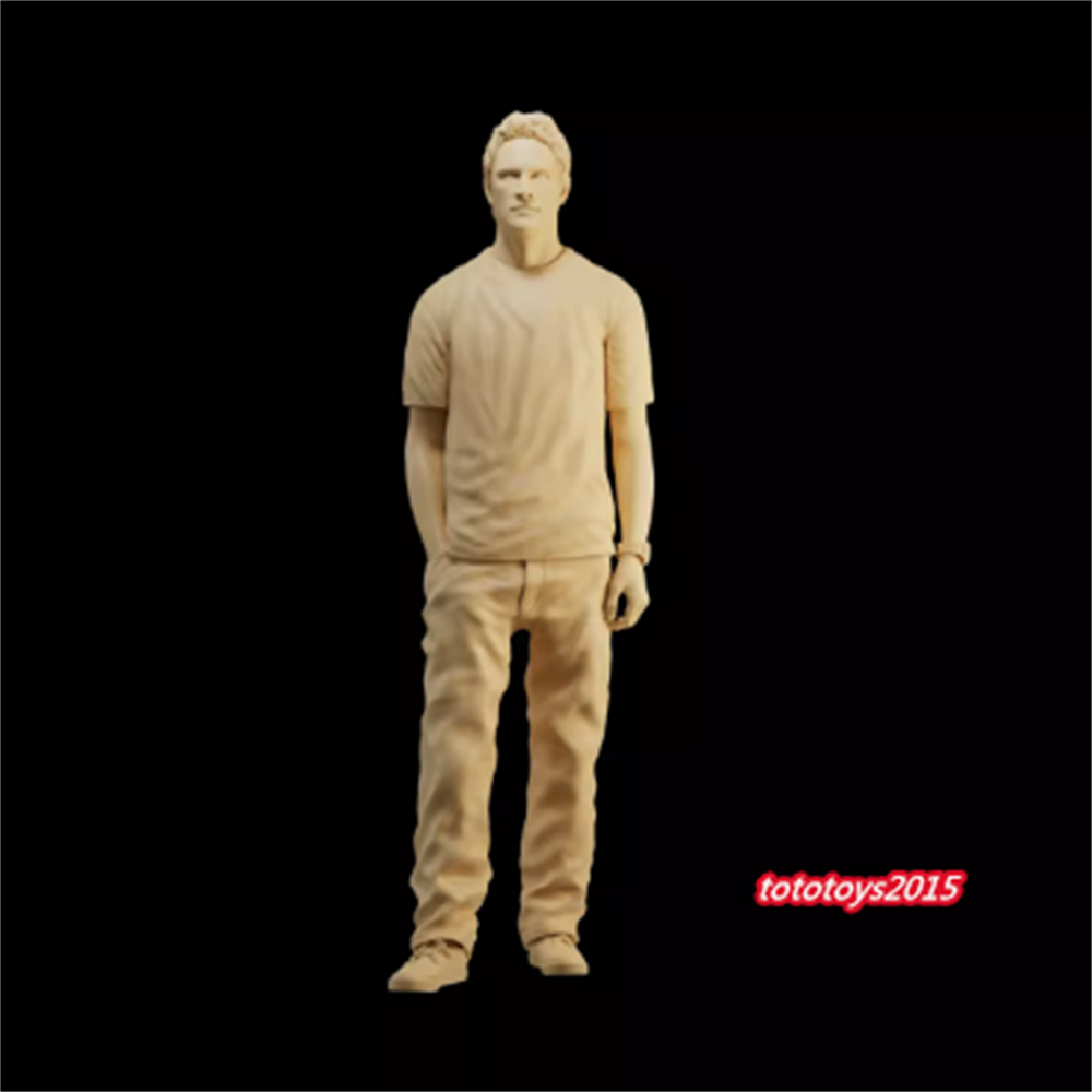 1/64 1/43 1/35 Racing shirt Man Scene Miniatures Figures Doll For Cars Vehicles