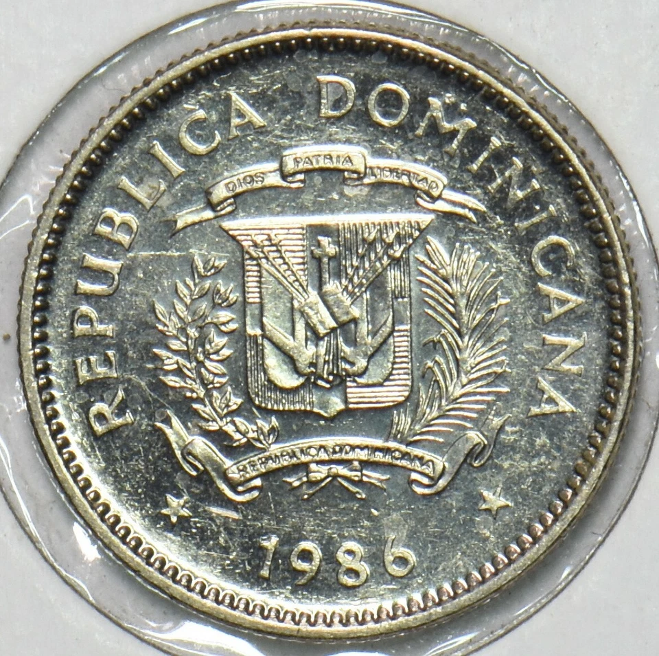 Dominican Republic 1986 10 Centavos 903808 combine shipping - Image 2 of 2