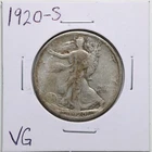 1920-S 50C Walking Liberty Half Dollar in VG Condition #2081