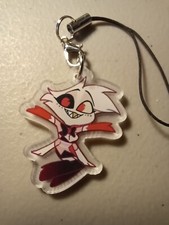 Hazbin Hotel Angel Dust Acrylic Cell Phone Charm