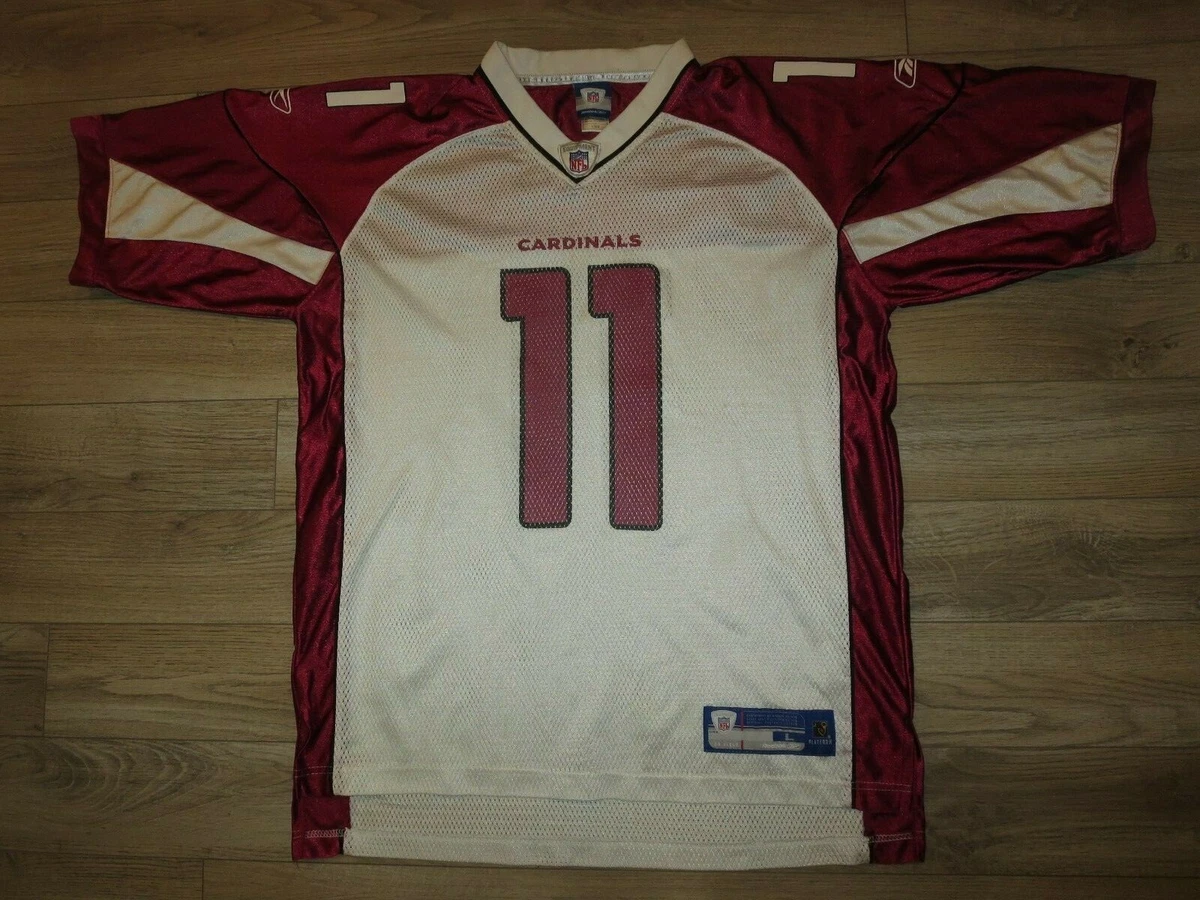 Larry Fitzgerald 11 Arizona Cardinals NFL Reebok Jersey LG L mens