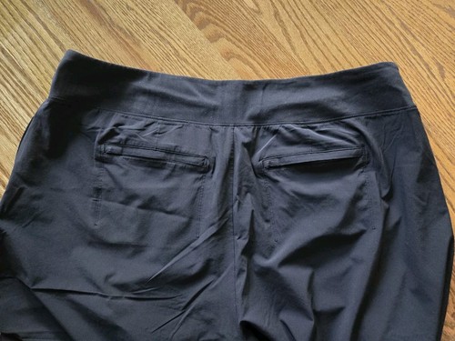 Athleta Cardiff Hiking Outdoor Travel Active Pants Womens Size 22 Black Stretch - Picture 7 of 8