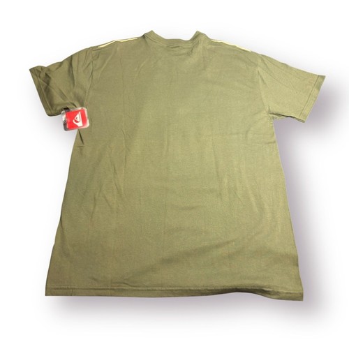 Camiseta gráfica Quiksilver talla grande verde oliva camisa retro patinador ropa de surf - Imagen 2 de 2