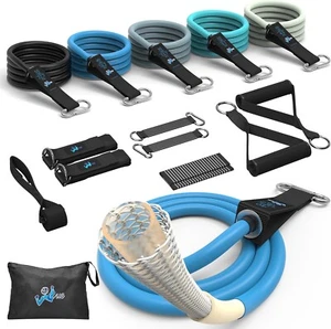 INVENTION Bandes de résistance Fitness Set d'exercices pour tubes de sécurité pour hommes & Femmes - 5