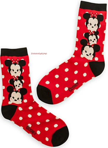 Minnie Mouse ''Tsum Tsum'' Socks for Women ~Genuine Disney Store