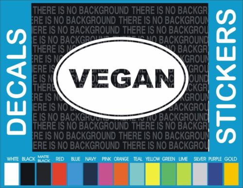 VEGAN Animal rights save vegetarian eat healthy window Sticker Vinyl Decal 2