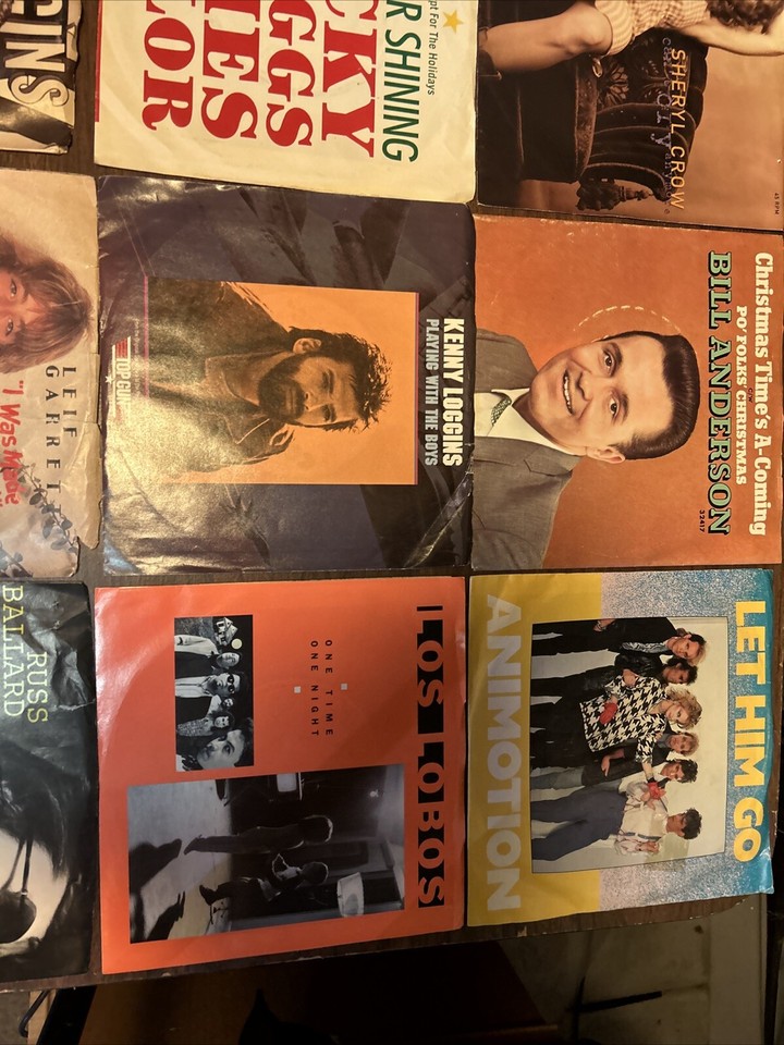 wholesale lot of 52 45 rpm vinyl records With Picture Sleeves 97 eBay