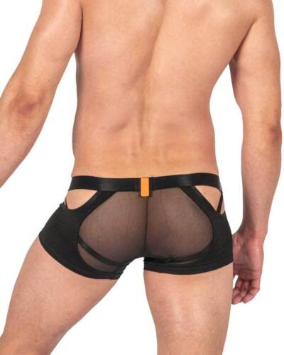 PRIVATE STRUCTURE Alpha Low Waist Mesh Built-In Jockstrap Black 4420 108 - Picture 5 of 8