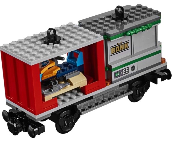 STOP オクタゴン　18inch LEGO Cargo Train City 60198 Container Ski Bank carriage coupling