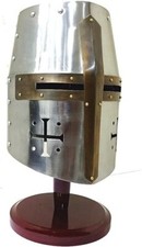 Medieval Crusader's Templar's Knight Halloween costumes Helmet LARP/SCA