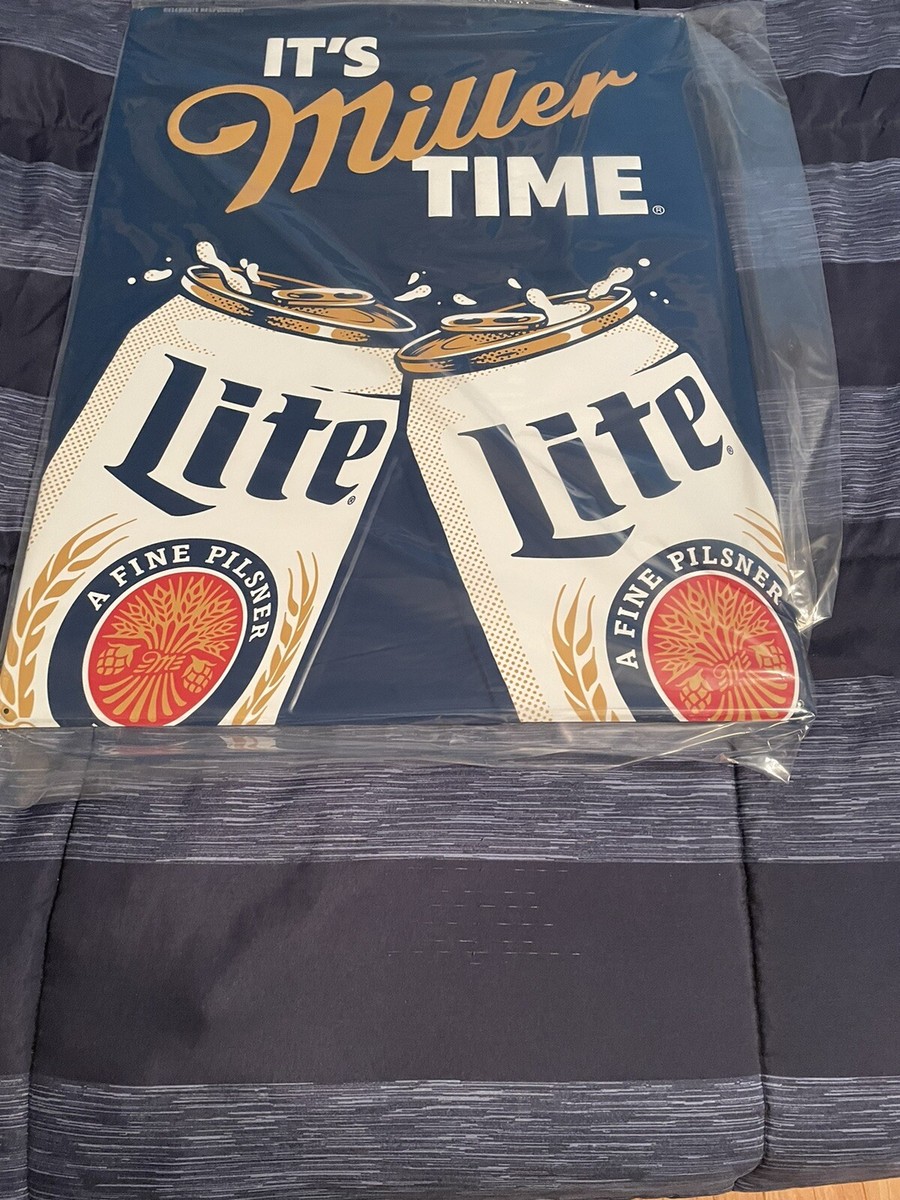 Miller Lite バーマット Amazon.com: Miller Lite Throwback Logo Bar Mat Spill Rail