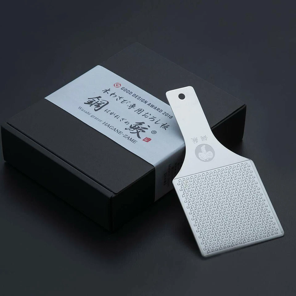 WASABI Edelstahl Reibe Haganezame Regular Wasabi Buchstaben Design MADE IN JAPAN