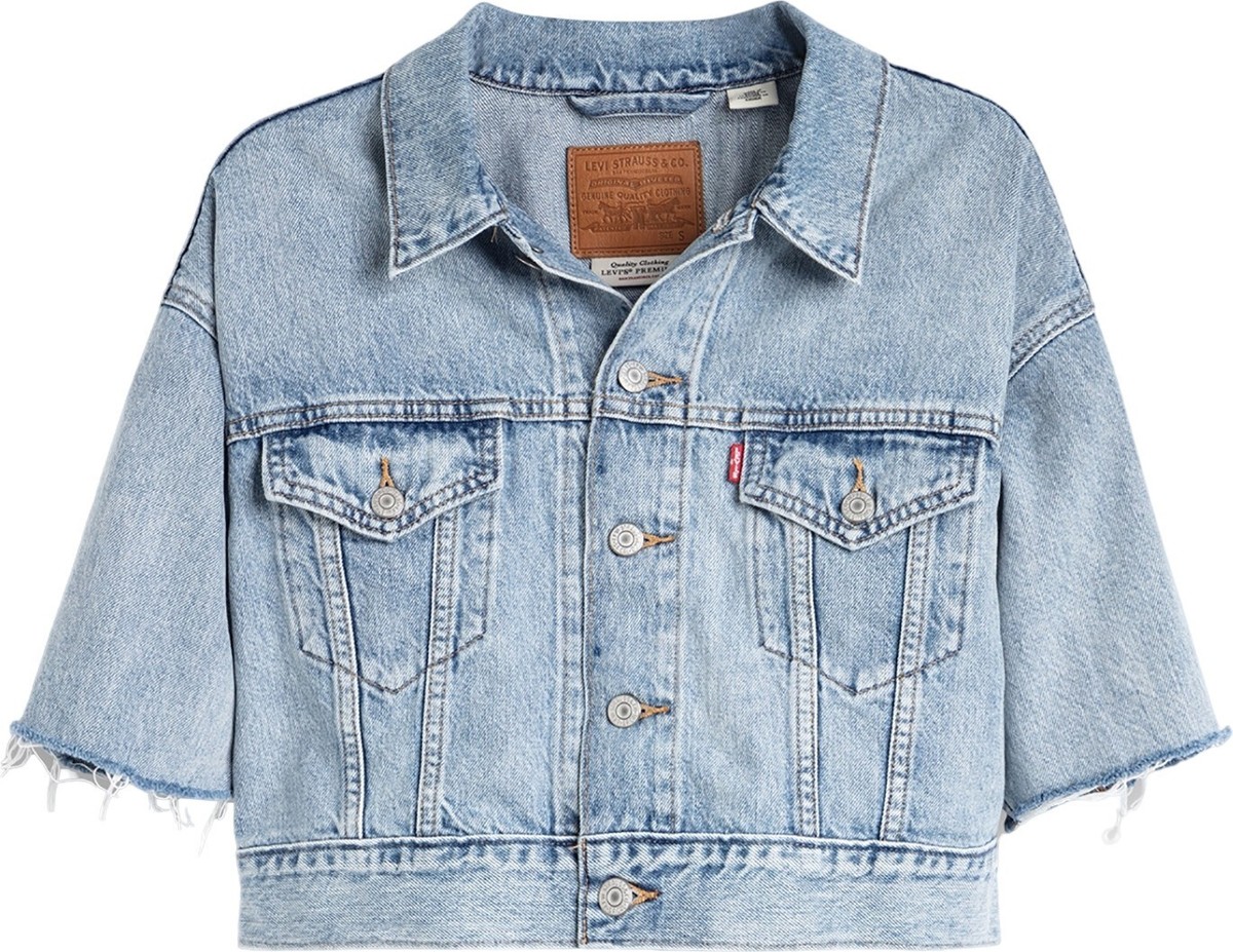 new LEVIS 85296-0001 DAD TRUCKER Denim JACKET XS size UK 4-6-8
