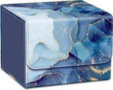 Card Deck Box for MTG/TCG/CCG Magnetic Game Card Case Fits Up 180 Game Cards