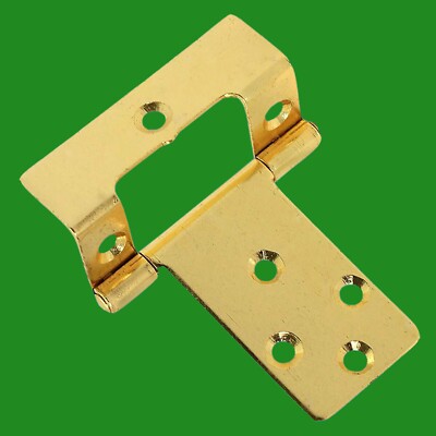 65Mm X 50Mm 2,5'' Zoll Messing Krumm Flush Gate Schrank Schuppen Tür Scharnier