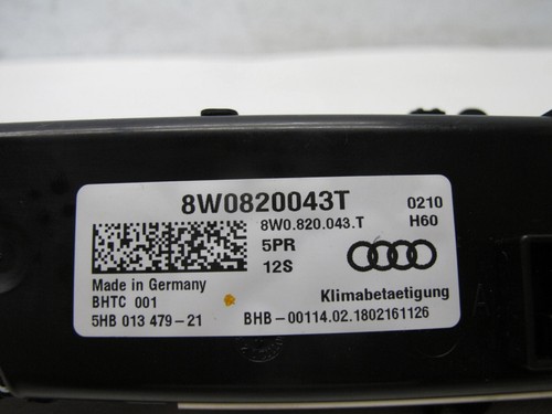 17-23 AUDI B9 A4 S4 A5 S5 TEMPERATURE HVAC AC CLIMATE CONTROL HEATER OEM 041525 - Picture 7 of 8