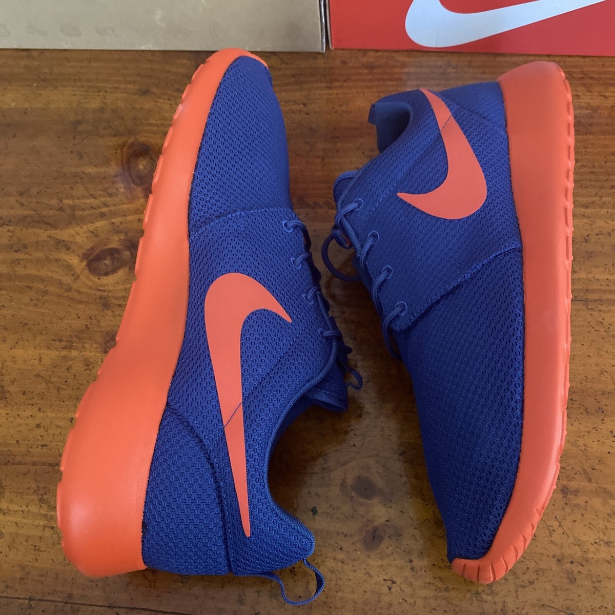 スパイク・シューズ NIKE ROSHERUN BR 29cm Size 12 - Nike Rosherun Dark Royal Blue Orange for sale