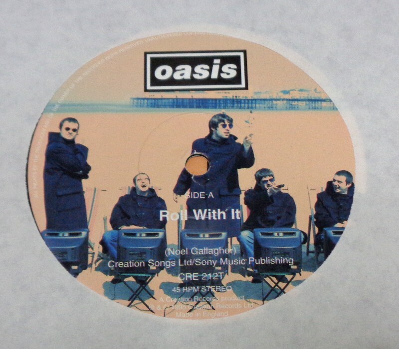 oasis – Roll With It 7\" CRE212 Oasis – Roll With It – CD (Maxi-Single, Stereo), 1995
