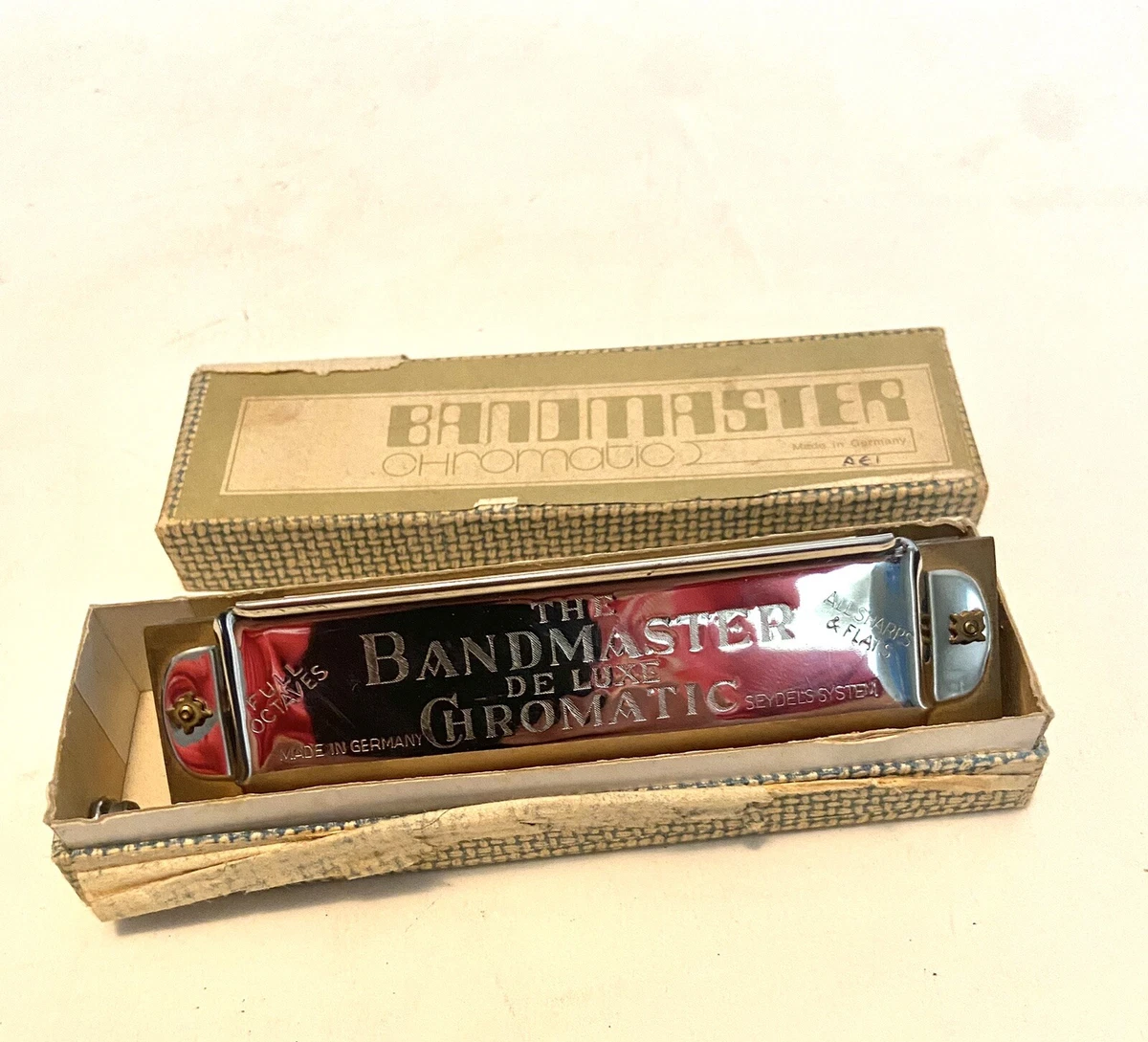 The bandmaster 2024 deluxe chromatic harmonica
