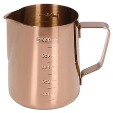 Milk Frother Cup with Scale, Stainless Steel Milk Frothing Pitcher, 550ml/18....