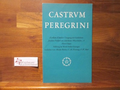 Castrvm (Castrum) Peregrini CLXXV (175) Hrsg. Goldschmidt, M.R. :