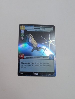 Star Wars: Unlimited - Hound's Tooth (Hyperspace Foil)- A Lawless Time NM/M Cond
