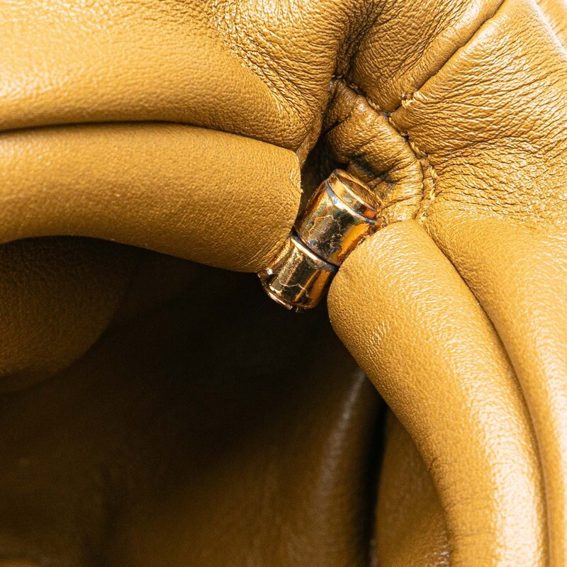 Bottega Veneta The Pouch Shoulder Bag Leather Brown Women Used Authentic thumbnail 8