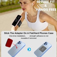 Flexible Sport Running Armband Arm Case Phone Holder Wrist Strap Stand