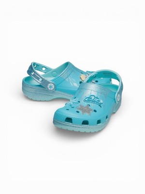 NWT Crocs Toddler Girl s Disney Frozen Elsa Clogs Size C4