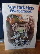 1987 New York Mets Official Yearbook Revised Edition 86’ World Champs Good Cond.