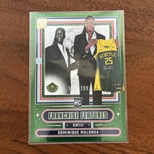 2025 Donruss WNBA Dominique Malonga #19  Franchise Features Green Fireworks /399