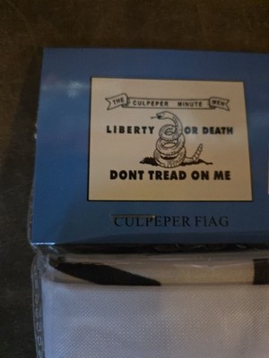 GADSDEN FLAG Snake DON'T TREAD ON ME FLAG (NEW) CULPEPER MINUTE MEN