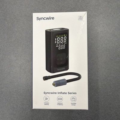 Syncwire Tire Inflator 190 Portable Air Pump Compressor - 150PSI 2X Faster New