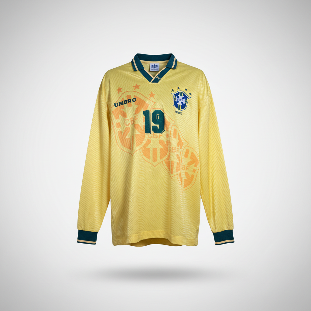 90s umbro Golden Premium Beer サッカーユニフォーム 1994-1996 Brazil (CBF) HOME Kit Soccer Umbro XL Authentic | eBay