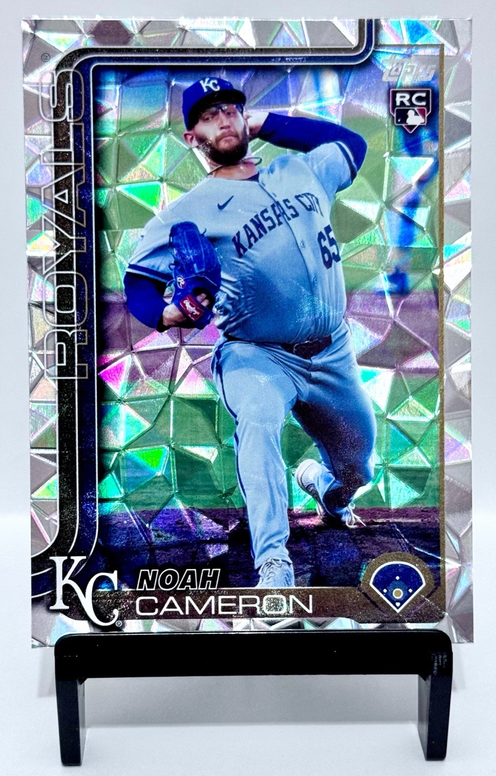 2025 Topps Update Noah Cameron RC Diamante Foil #US65 Kansas City Royals